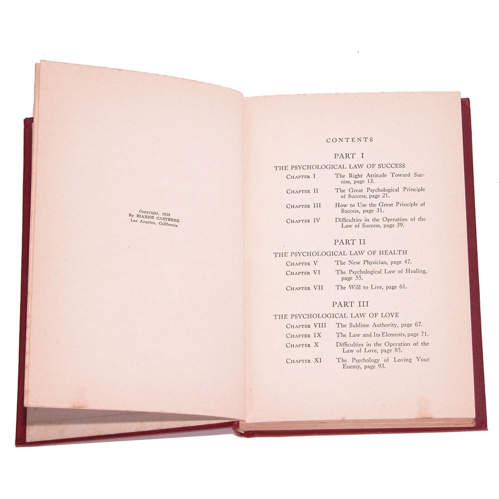 The Way That Wins: Principles of Pragmatic Psych, Biarne Castberg 1928 Rare HTF - Picture 11 of 11